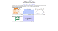 Desktop Screenshot of hazzens.com